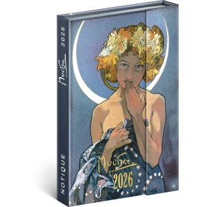 Mgnessel zrd agenda Alphonse Mucha 2026, 11  16 cm <font size=1>[ENG]</font>