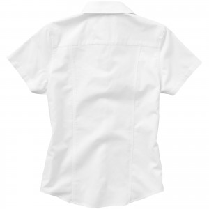 Manitoba short sleeve ladies shirt, White (shirt)