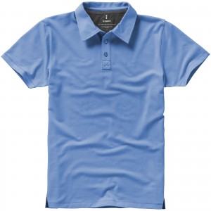 Markham short sleeve men's stretch polo, Light blue (Polo shirt, 90-100% cotton)