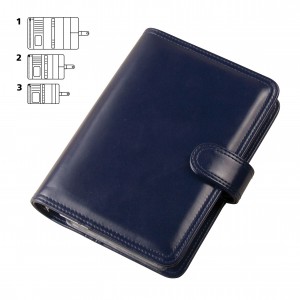 Mat imitation leather  calendar, L,blue (Calendars)