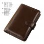 Mat imitation leather calendar, L,brown