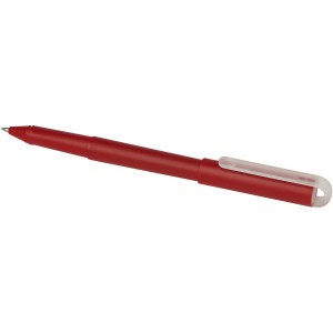 Mauna recycled PET gel ballpoint pen, Red (Plastic pen)