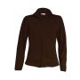 MAUREEN - LADIES' FULL ZIP MICROFLEECE JACKET, Dark Chocolate