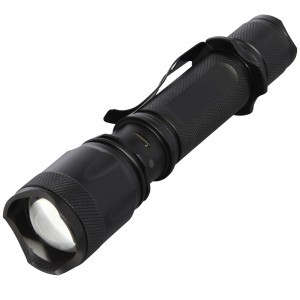 Mears 5W rechargeable tactical flashlight, Solid black (Lamps)