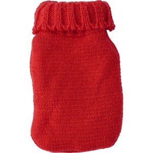 Re-usable hot pad shaped like a warm water bag Maisie, red
