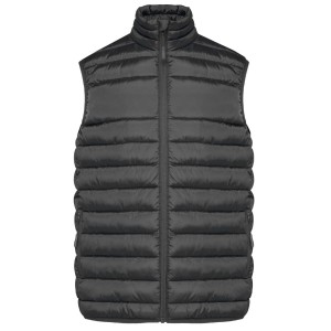 MEN'S QUILTED BODYWARMER, Dark Grey (Vests)