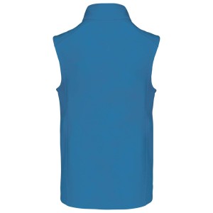 MEN'S SOFTSHELL BODYWARMER, Aqua Blue (Vests)