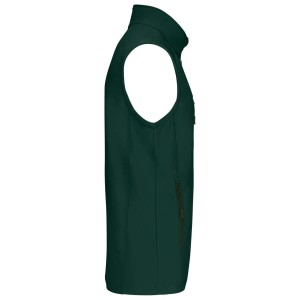 MEN'S SOFTSHELL BODYWARMER, Bottle Green (Vests)