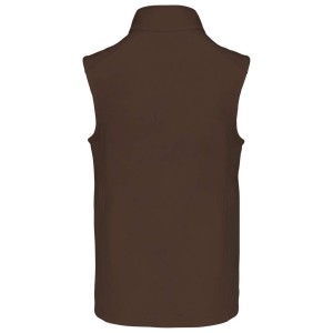 MEN'S SOFTSHELL BODYWARMER, Chocolate (Vests)