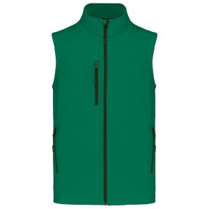 MEN'S SOFTSHELL BODYWARMER, Kelly Green (Vests)