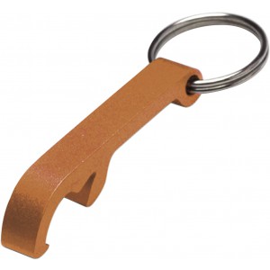 Metal 2-in-1 key holder Felix, orange (Keychains)