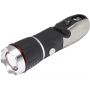 Metal 8-in-1 torch Amayah, black