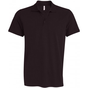 MIKE - MEN'S SHORT-SLEEVED POLO SHIRT, Chocolate (Polo shirt, 90-100% cotton)