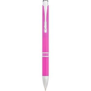 Moneta ABS click ballpoint pen, Magenta (Plastic pen)