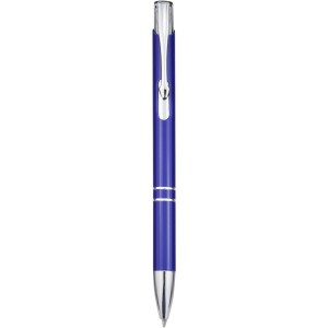 Moneta aluminium click ballpoint pen, Royal blue (Metallic pen)