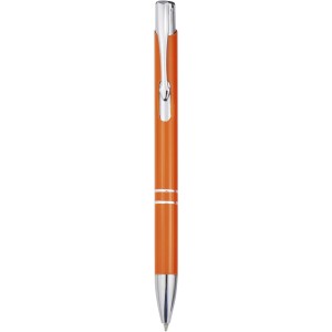 Moneta recycled aluminium ballpoint pen (blue ink), Orange (Metallic pen)