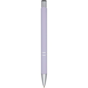 Moneta soft touch ballpoint pen, Lilac (Metallic pen)