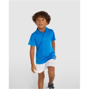 Monzha short sleeve kids sports polo, Sky blue (Polo short, mixed fiber, synthetic)