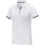 Morgan short sleeve women?s duotone polo, White (3811101)