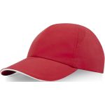 Morion 6 panel GRS recycled cool fit sandwich cap, Red (37517210)