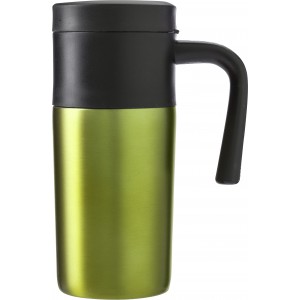 Stainless steel mug Kristi, light green (Mugs)