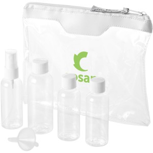 Munich airline approved travel bottle set, White (Travel items)