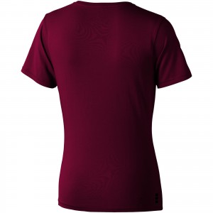 Nanaimo short sleeve women's T-shirt, Burgundy (T-shirt, 90-100% cotton)