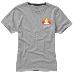 Nanaimo short sleeve women's T-shirt, Grey melange (T-shirt, 90-100% cotton)