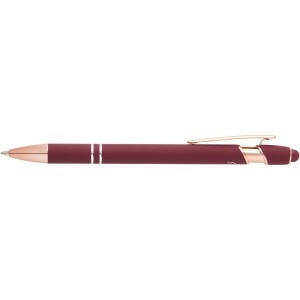 Nanna ballpoint pen with rose gold finish (black ink), Burgu (Metallic pen)