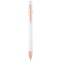 Nanna ballpoint pen with rose gold finish (black ink), White