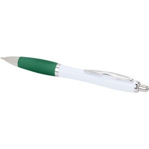 Nash recycled plastic ballpoint pen (black ink), Green (Plastic pen)