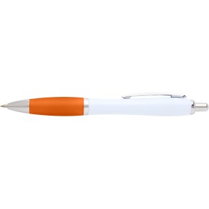 Nash recycled plastic ballpoint pen (black ink), Orange (Plastic pen)