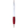 Nash recycled plastic ballpoint pen (black ink), Red