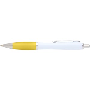 Nash recycled plastic ballpoint pen (black ink), Yellow (Plastic pen)