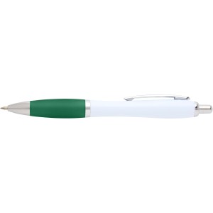 Nash recycled plastic ballpoint pen (blue ink), Green (Plastic pen)