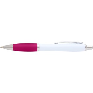 Nash recycled plastic ballpoint pen (blue ink), Pink (Plastic pen)