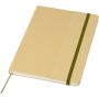 Nelida A5 recycled cardboard hard cover notebook, Forest gre