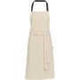 Nia 200 g/m2 recycled cotton apron, Solid black