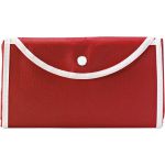 Nonwoven (80 g/m2) foldable shopping bag Francesca, red (5619-08)