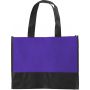 Nonwoven (80 gr/m2) shopping bag Brenda, purple