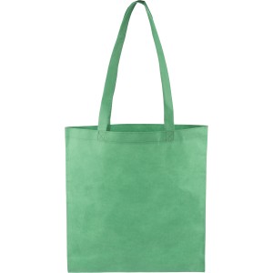 Nonwoven (80 gsm) shopping bag Taye, green (Shopping bags)