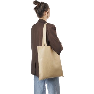 Nonwoven (80 gsm) shopping bag Taye, khaki (Shopping bags)