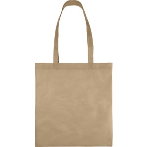 Nonwoven (80 gsm) shopping bag Taye, khaki (Shopping bags)