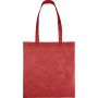 Nonwoven (80 gsm) shopping bag Taye, red