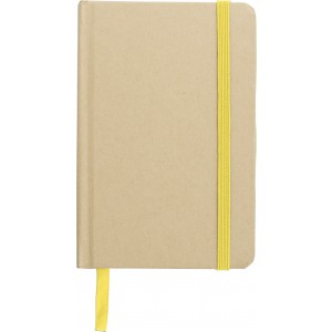 Kraft notebook John, yellow (Notebooks)