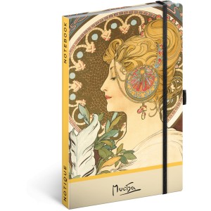 Notesz Alphonse Mucha ? Feather, dotted, 13 x 21 cm <font size=1>[ENG]</font>