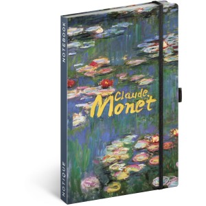 Notesz Claude Monet, vonalas, 13  21 cm (Calendars)