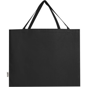 Odessa 220 g/m2 GRS recycled cotton large tote bag, Solid bl (Shopping bags)