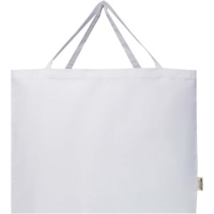 Odessa 220 g/m2 GRS recycled cotton large tote bag, White (Shopping bags)