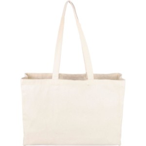 Oeko-Tex cotton (280 gsm) shopping bag Harrier, khaki (Shopping bags)